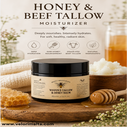 HONEY & WHIPPED BEEF TALLOW MOISTURIZER