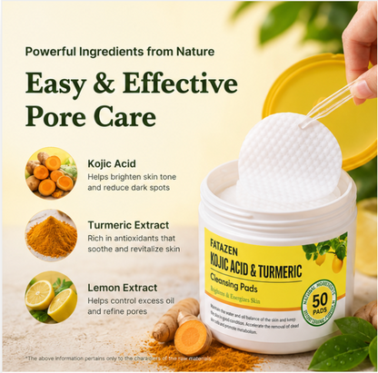 TUMERIC & KOJIC ACID Cleansing Pads