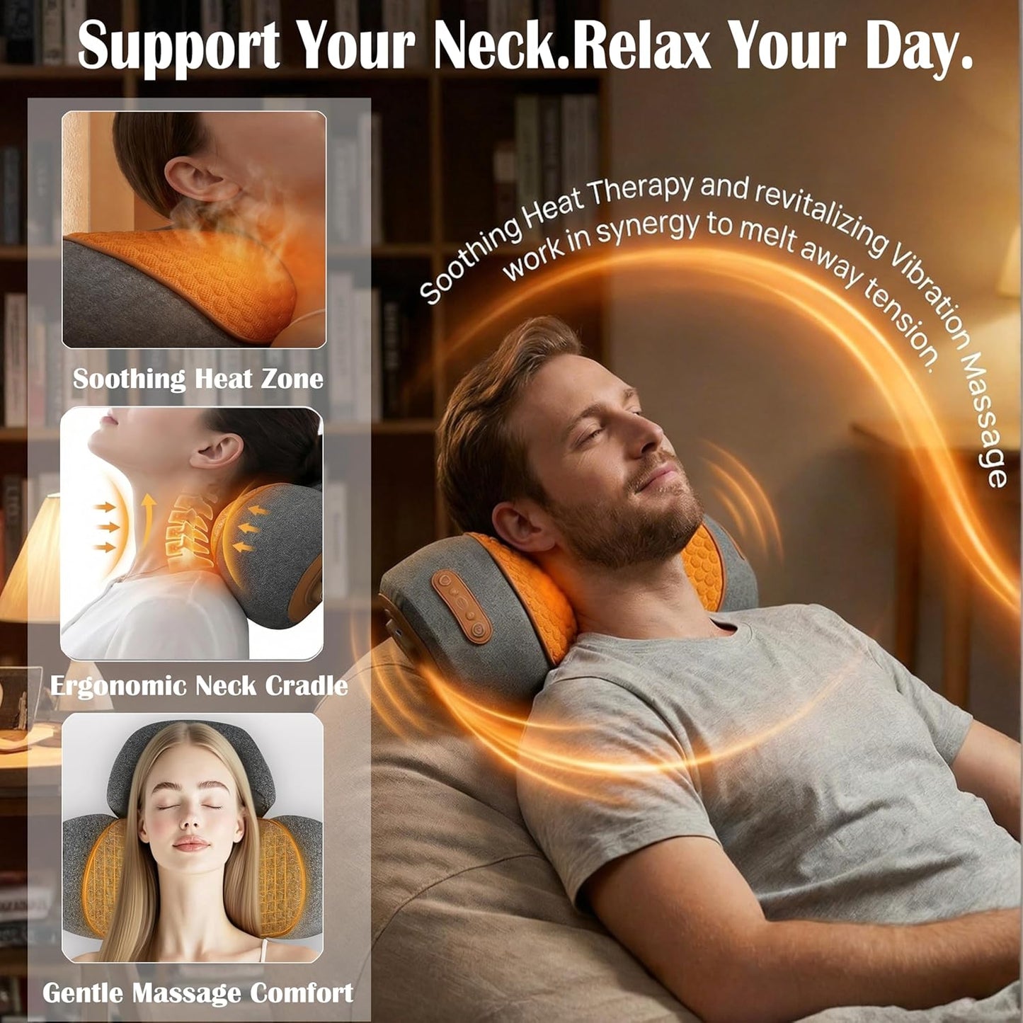 3-in-1 Neck Massager Pillow
